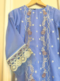 Kids Stitched 2pc KK-011 (Cornflower Blue)