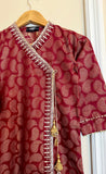 Kids Stitched 2pc KK-001 (Maroon)