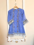 Kids Stitched 2pc KK-011 (Cornflower Blue)