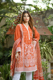 Embroidered Rust Color Chikankari Lawn Suits ARWA  MK-001