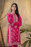 Magenta Color Unstitched Embroidered Lawn Dress & chiffon Dupatta - MUSKAN AFSHAN-E-JAHAN